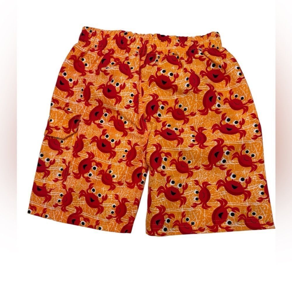 NWT Jump ‘N Splash Crab Print Swim Shorts - Picture 2 of 4